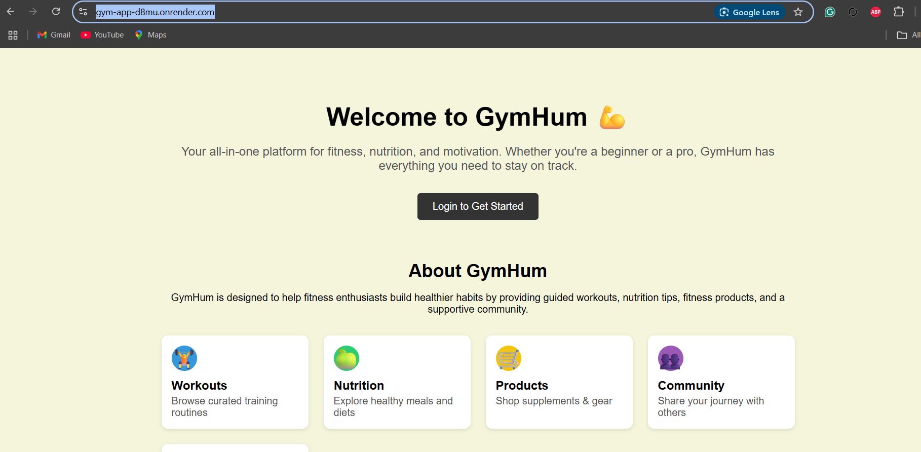 FitTrack App Screenshot